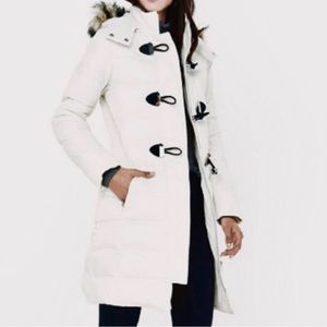 Express White Winter Coat
